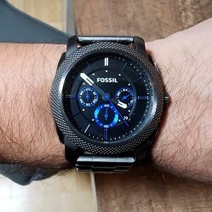 Machine Chronograph Smoke Stainless Steel Watch